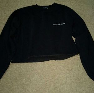 Brandy Melville Cropped Sweatshirt